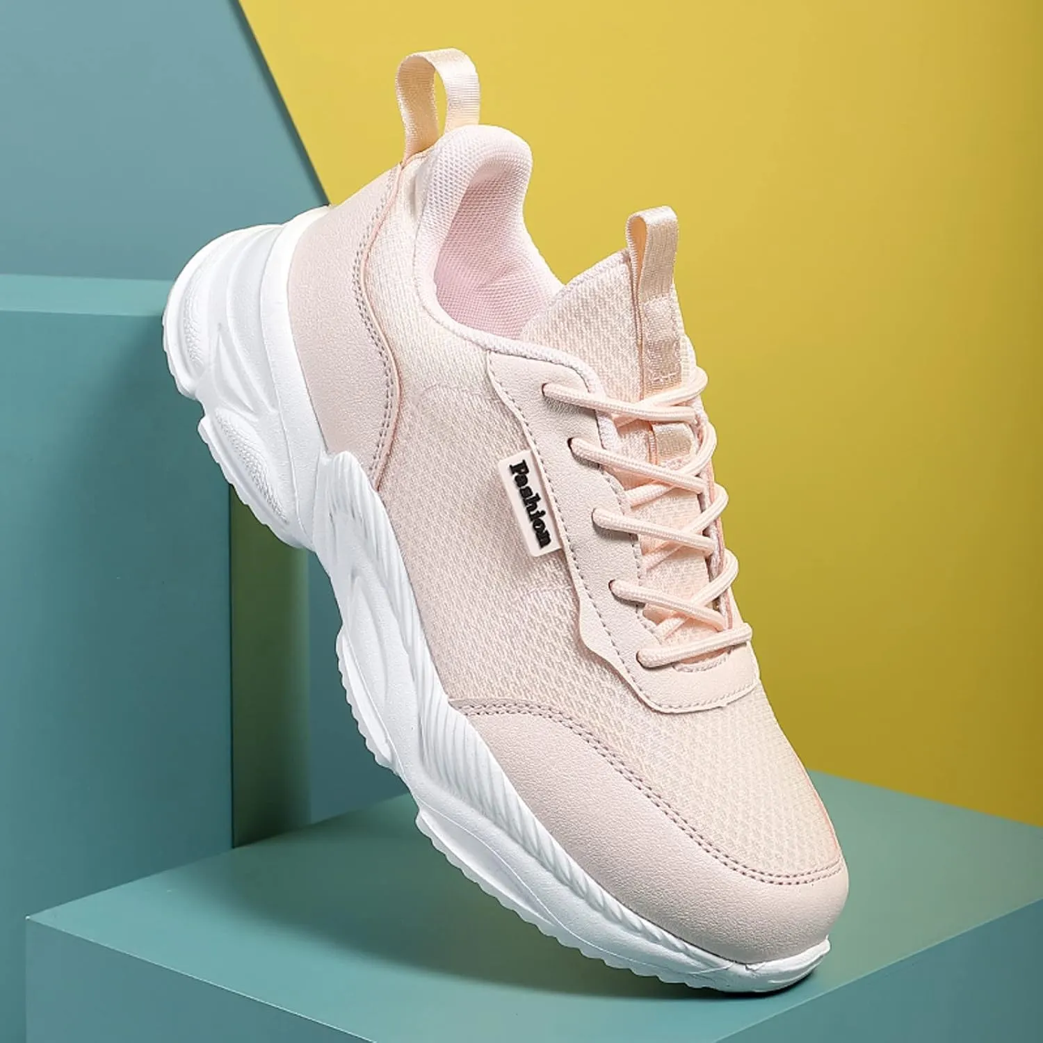 Sneakers for Women Fashion Shoes Casual Women Sneakers Fashion Summer New Pattern Mesh Breathable Comfortable Non Slip Lace Up Shoes Espadrilles Workout Gym Outdoor Shoes