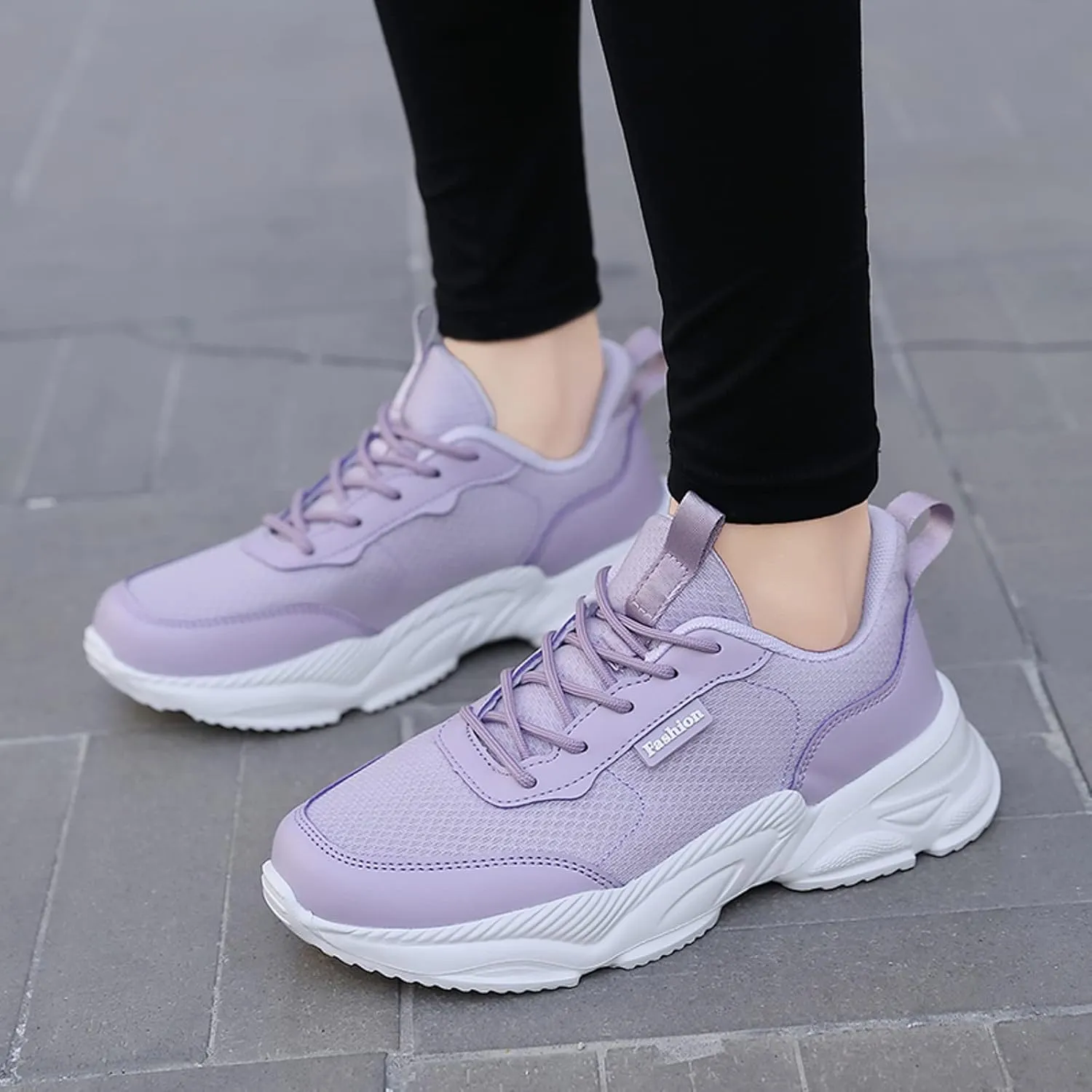 Sneakers for Women Fashion Shoes Casual Women Sneakers Fashion Summer New Pattern Mesh Breathable Comfortable Non Slip Lace Up Shoes Espadrilles Workout Gym Outdoor Shoes