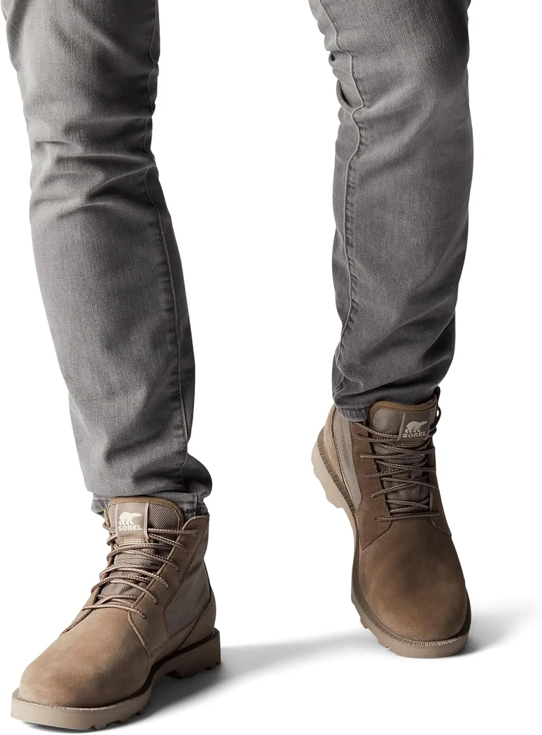 Sorel Men's Caribou Mod Chukka WP Boot  Waterproof Suede & Nylon Rain Boots