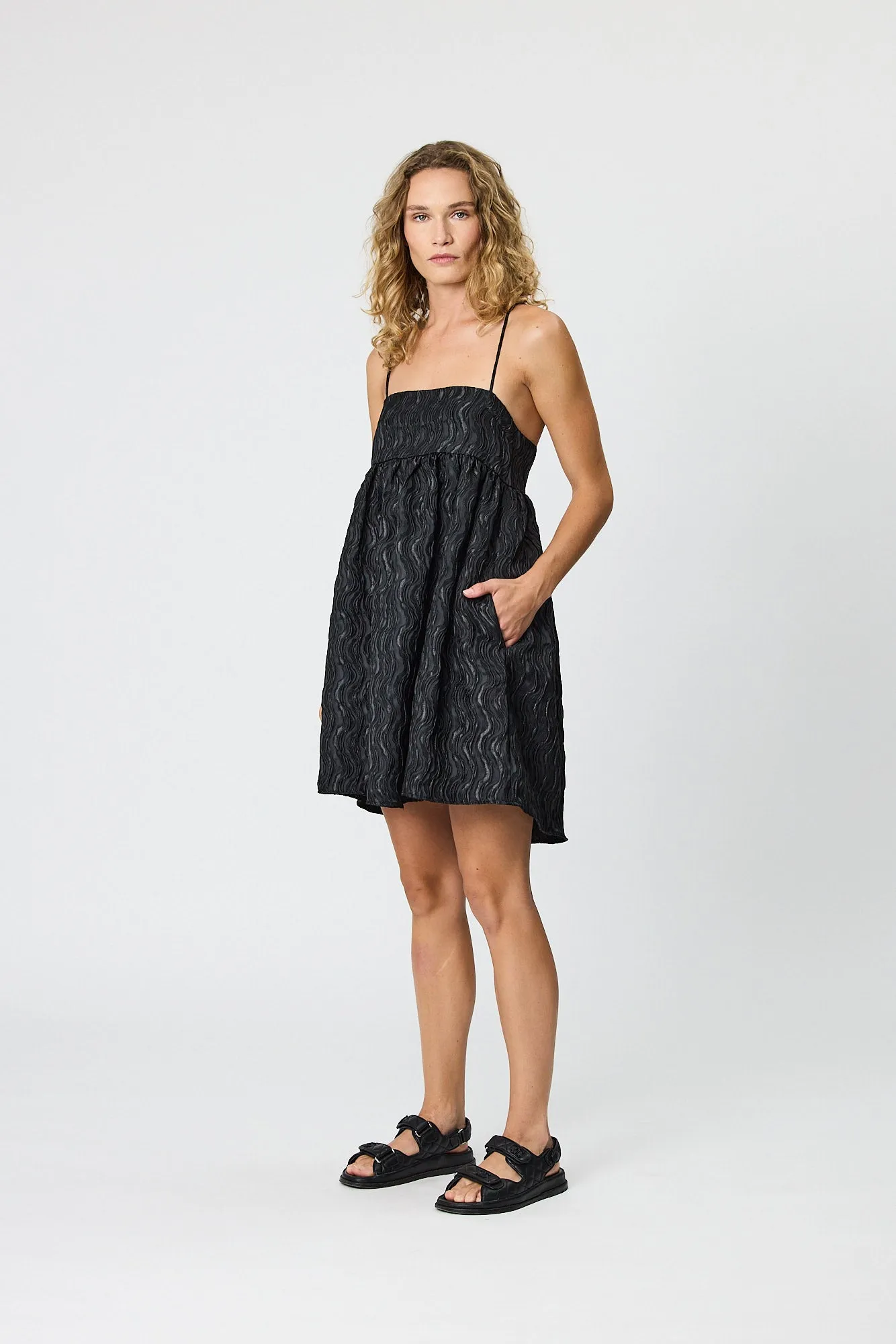 SYDNEY MINI DRESS - BLACK