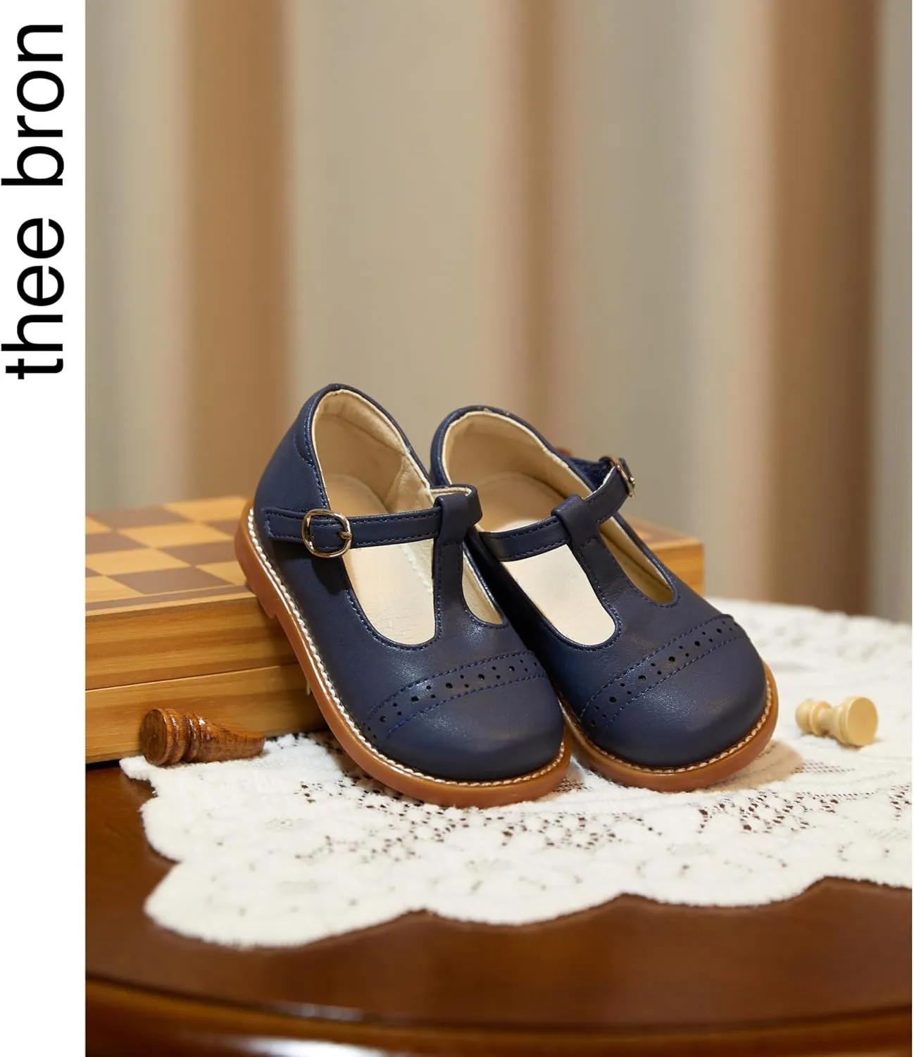THEE BRON Girls Dress Shoes Little Kid Mary Jane School Uniform Shoes Oxford