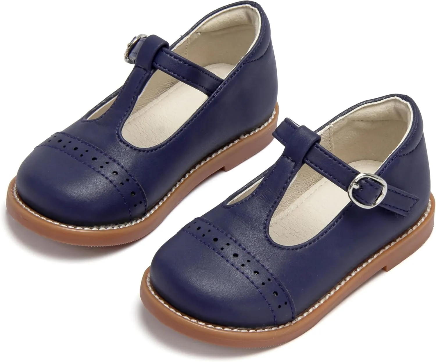 THEE BRON Girls Dress Shoes Little Kid Mary Jane School Uniform Shoes Oxford