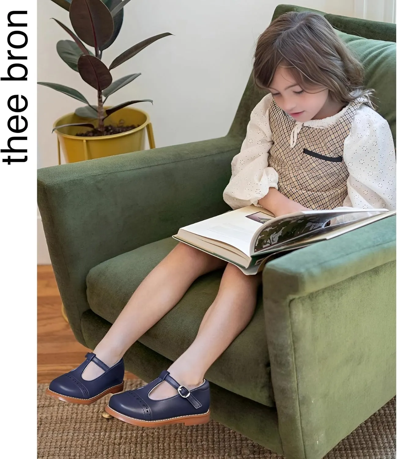 THEE BRON Girls Dress Shoes Little Kid Mary Jane School Uniform Shoes Oxford