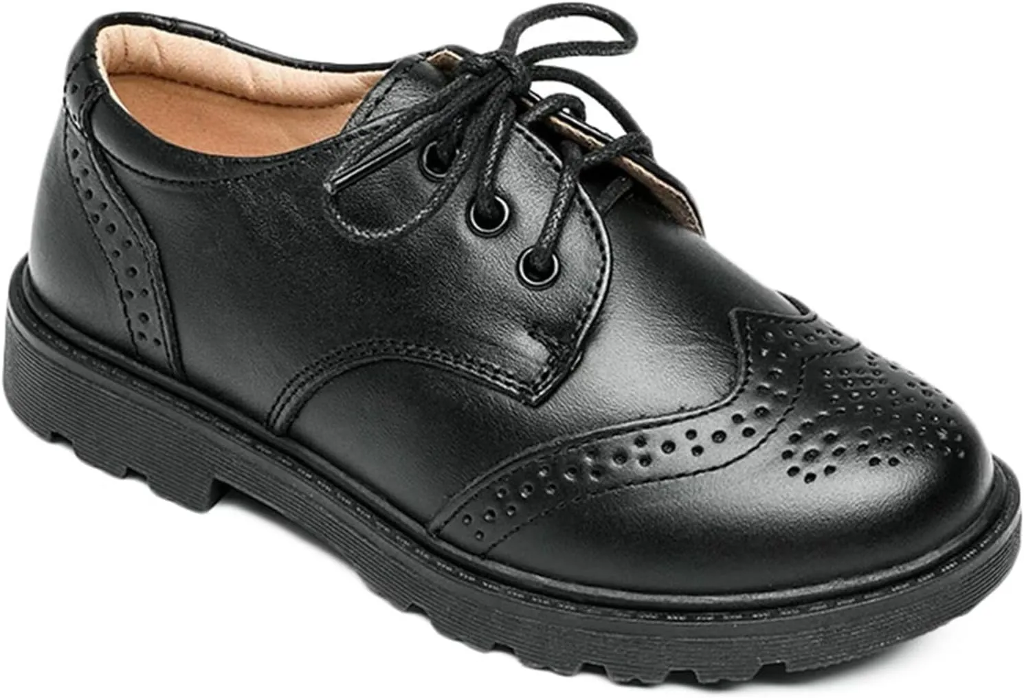 Toddler Boys Girls Dress Shoes Oxford Wedding Church Formal Shoes Leather School Uniform Loafer Flats