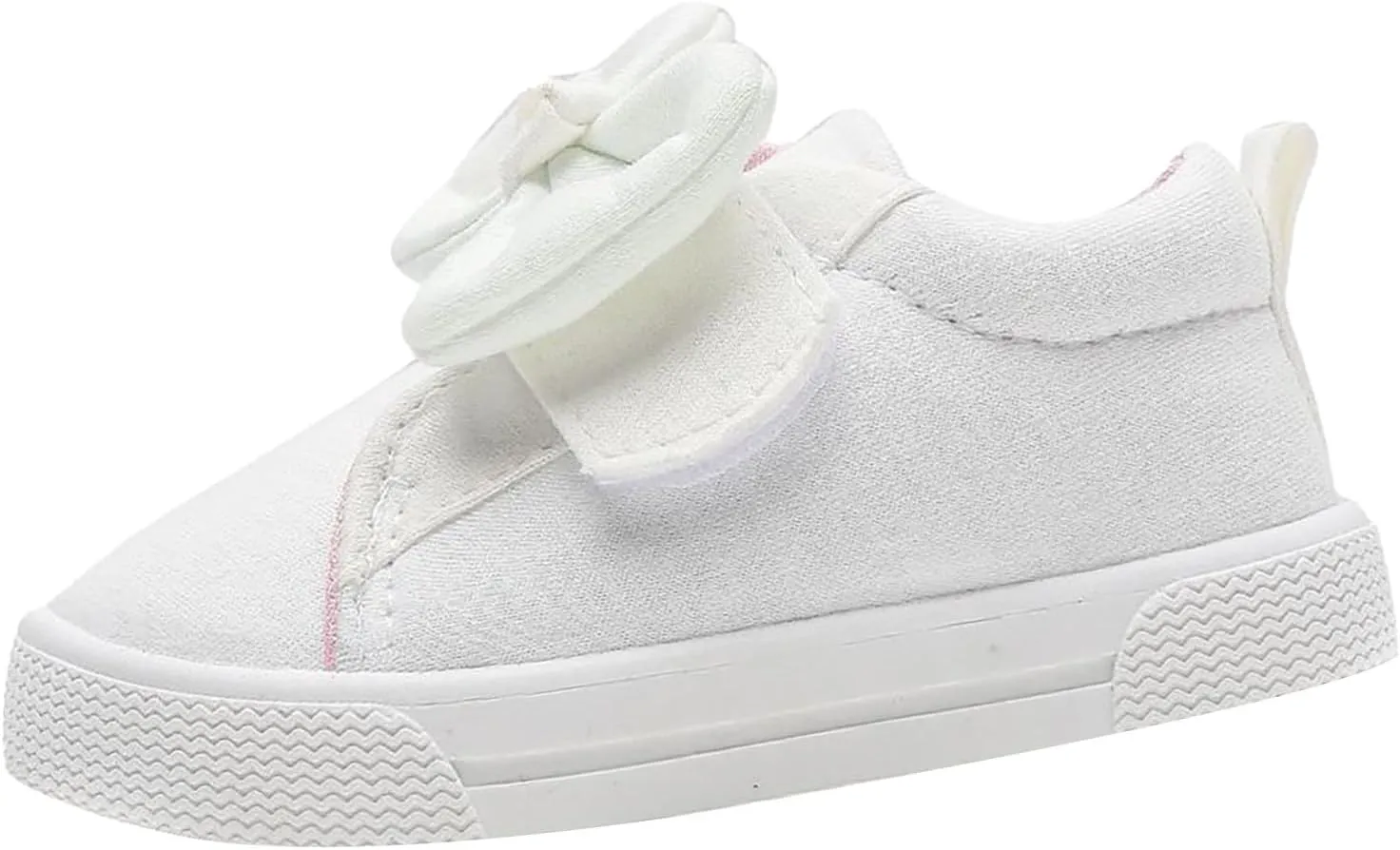 Toddler Kids Lightweight Platform Sneakers Casual Walking Shoes Cute Bowknot Cotton Running Tennis Non-Slip Shoes