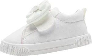 Toddler Kids Lightweight Platform Sneakers Casual Walking Shoes Cute Bowknot Cotton Running Tennis Non-Slip Shoes