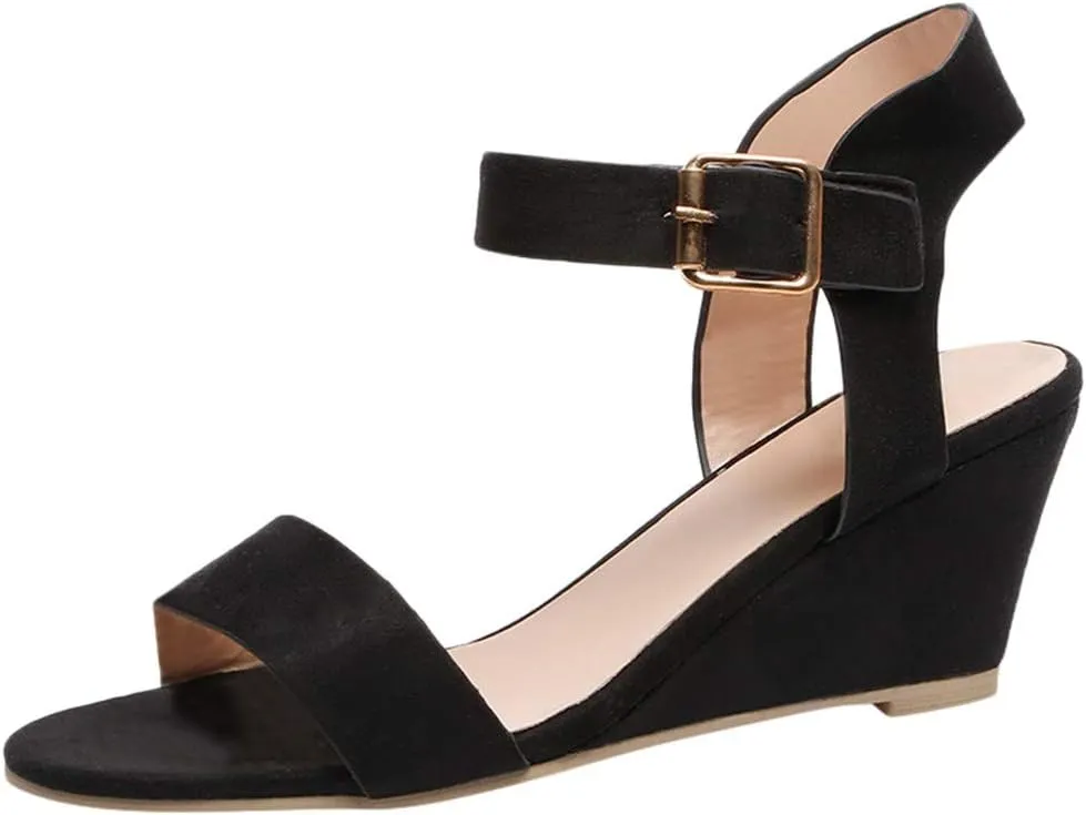 Walking Sandals Women, Sandals Women Ankle Strap Chunky Chunky Heel Sandals Open Toe Wedding Party Dress Shoes
