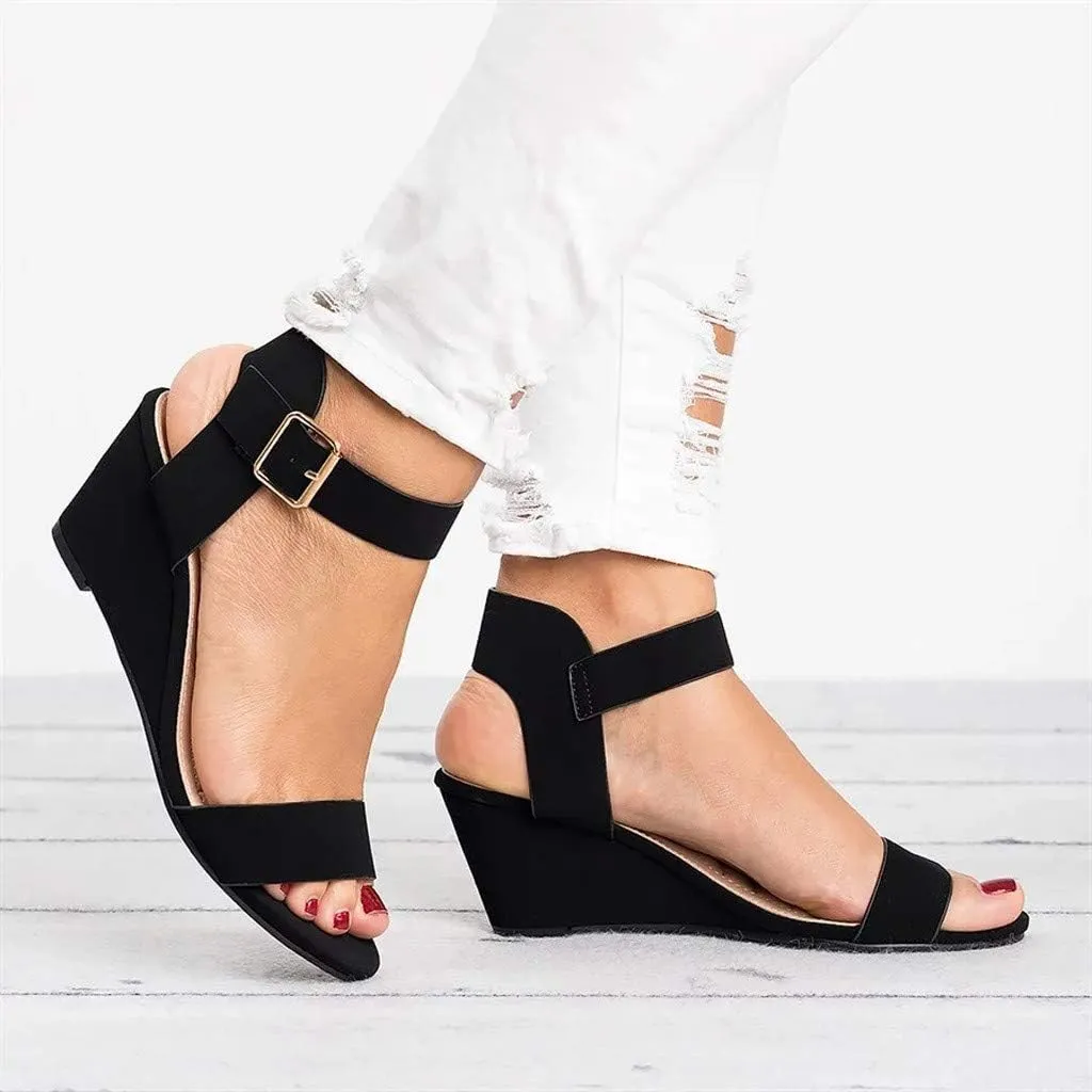 Walking Sandals Women, Sandals Women Ankle Strap Chunky Chunky Heel Sandals Open Toe Wedding Party Dress Shoes