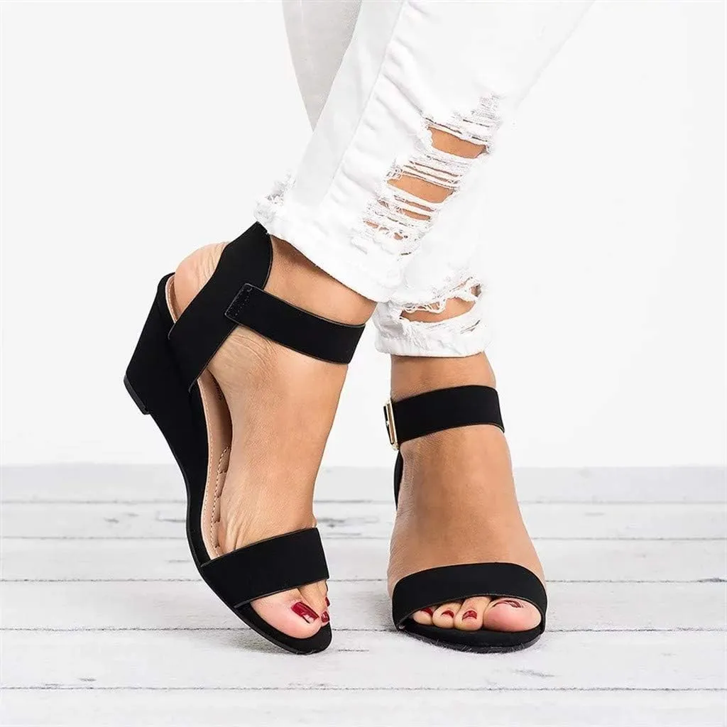 Walking Sandals Women, Sandals Women Ankle Strap Chunky Chunky Heel Sandals Open Toe Wedding Party Dress Shoes