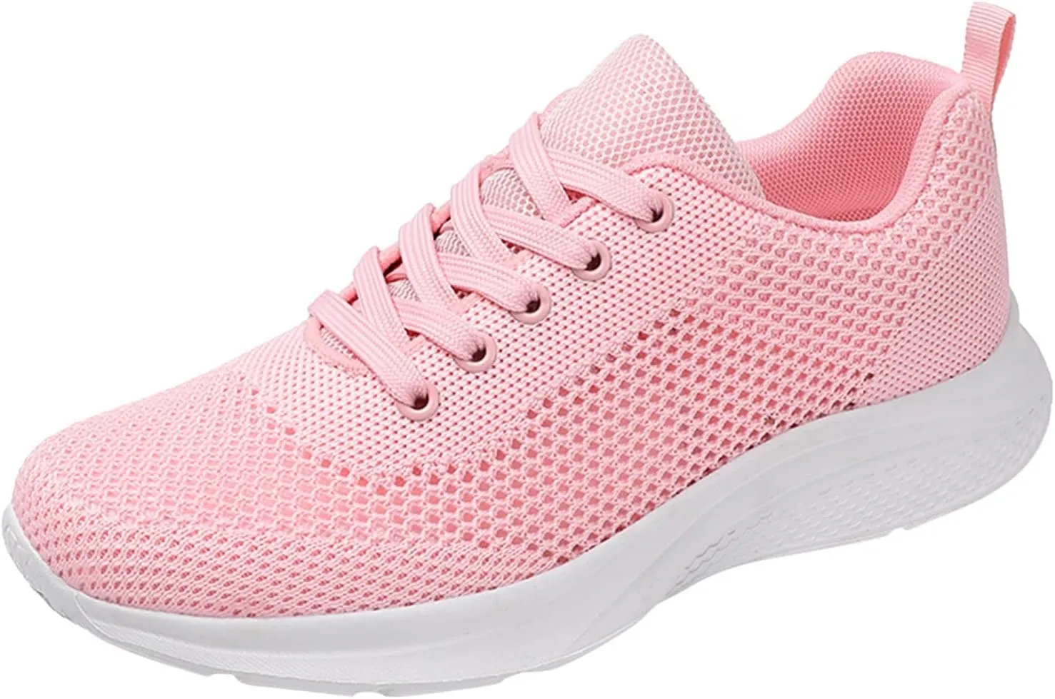 Women's Lace Up Road Running Shoes Wide Athletic Tennis Mens Running Shoes Walking Casual Shoes Slip On White Platform Sneakers Waterproof Tennis Shoe Cross Trainer Shoe