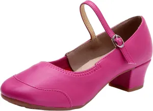 Women's Latin Dance Shoes Closed Toe Low Heel Ballroom Fashion Salsa Tango Party Practice Performance Dance Shoes