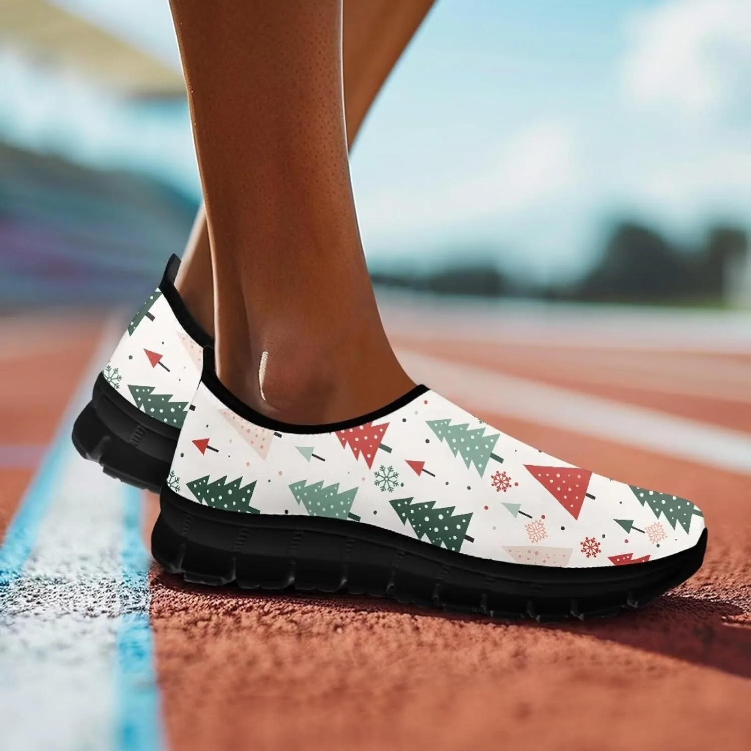 Womens Outdoor Cycling Canvas Shoes Low Top Fashion Sneakers Slip on Walking ShoeBlack Sole
