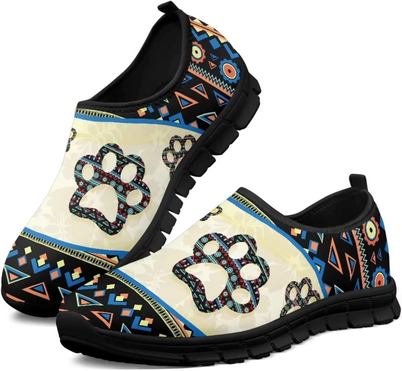 Womens Outdoor Cycling Canvas Shoes Low Top Fashion Sneakers Slip on Walking ShoeBlack Sole