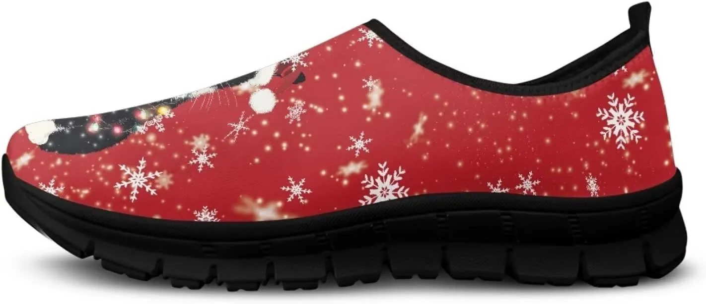 Womens Outdoor Cycling Canvas Shoes Low Top Fashion Sneakers Slip on Walking ShoeBlack Sole