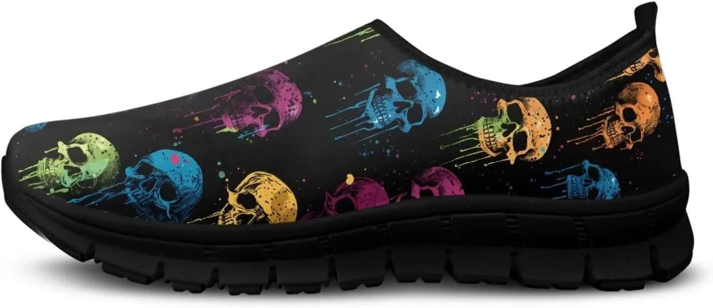Women's Slip on Shoe Walking Travel Shoes Casual Loafers Mesh Flexible Flat Shoes Lightweight Sneaker
