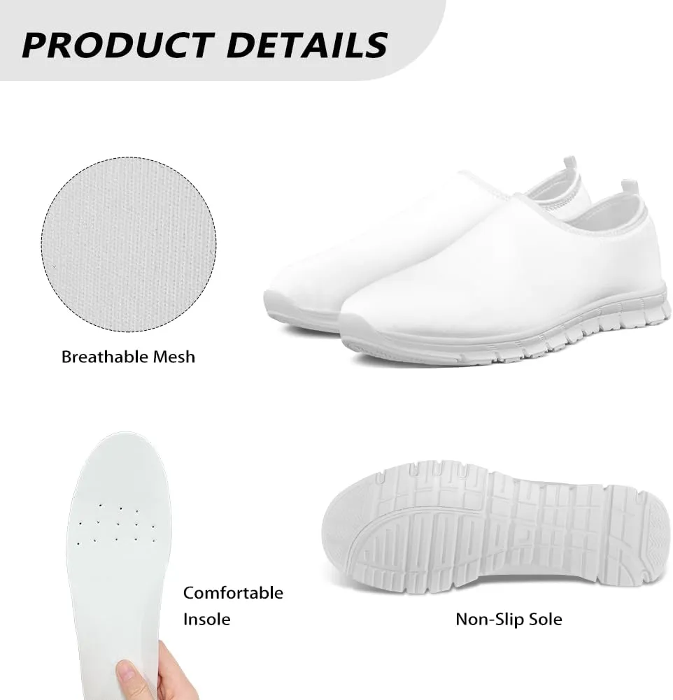 Women's Slip on Shoe Walking Travel Shoes Casual Loafers Mesh Flexible Flat Shoes Lightweight Sneaker
