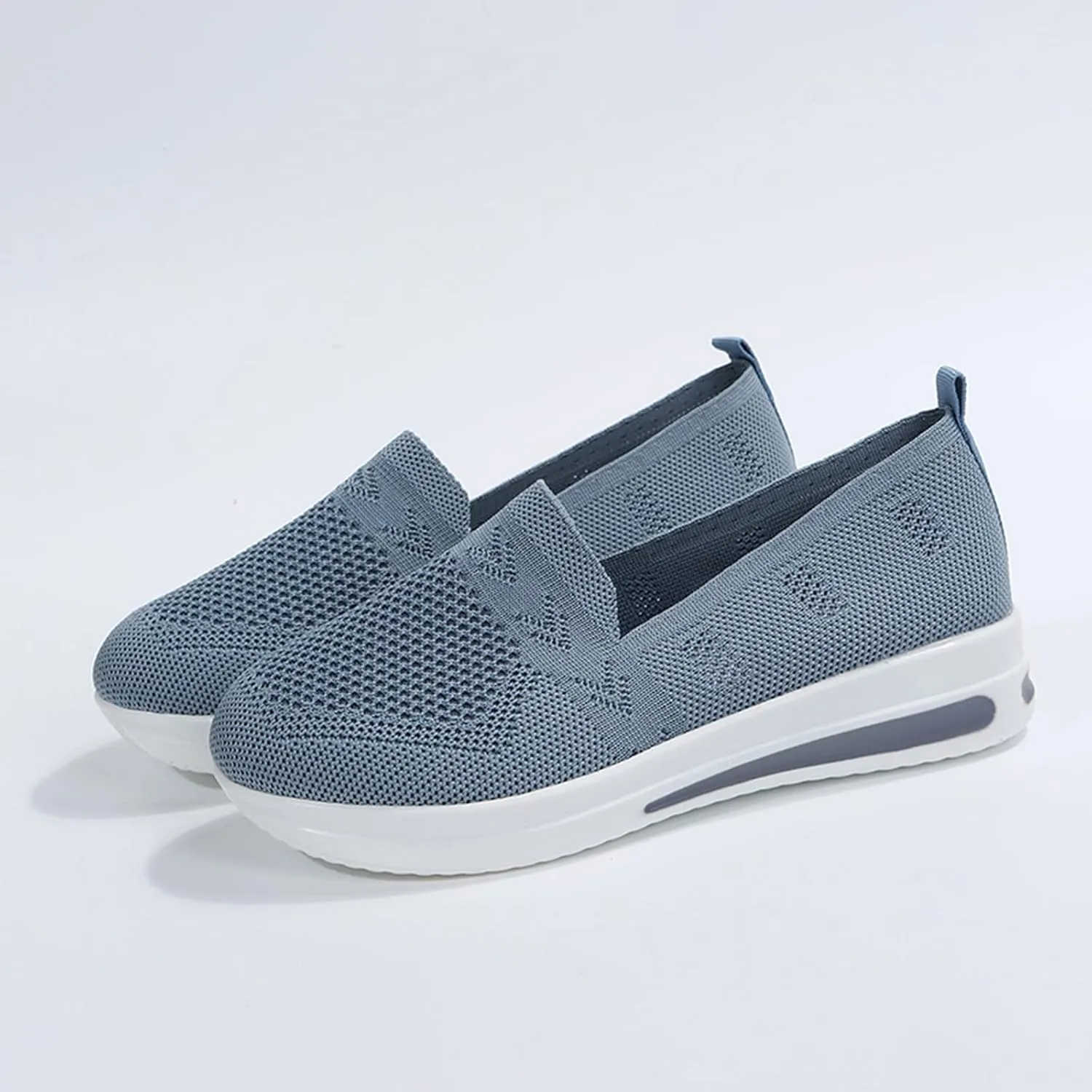 Women's Slip On Sneakers Shoes Closed Toe Walking Sneakers Thick Sole Running Hiking Sneaker Beach Summer Sandals
